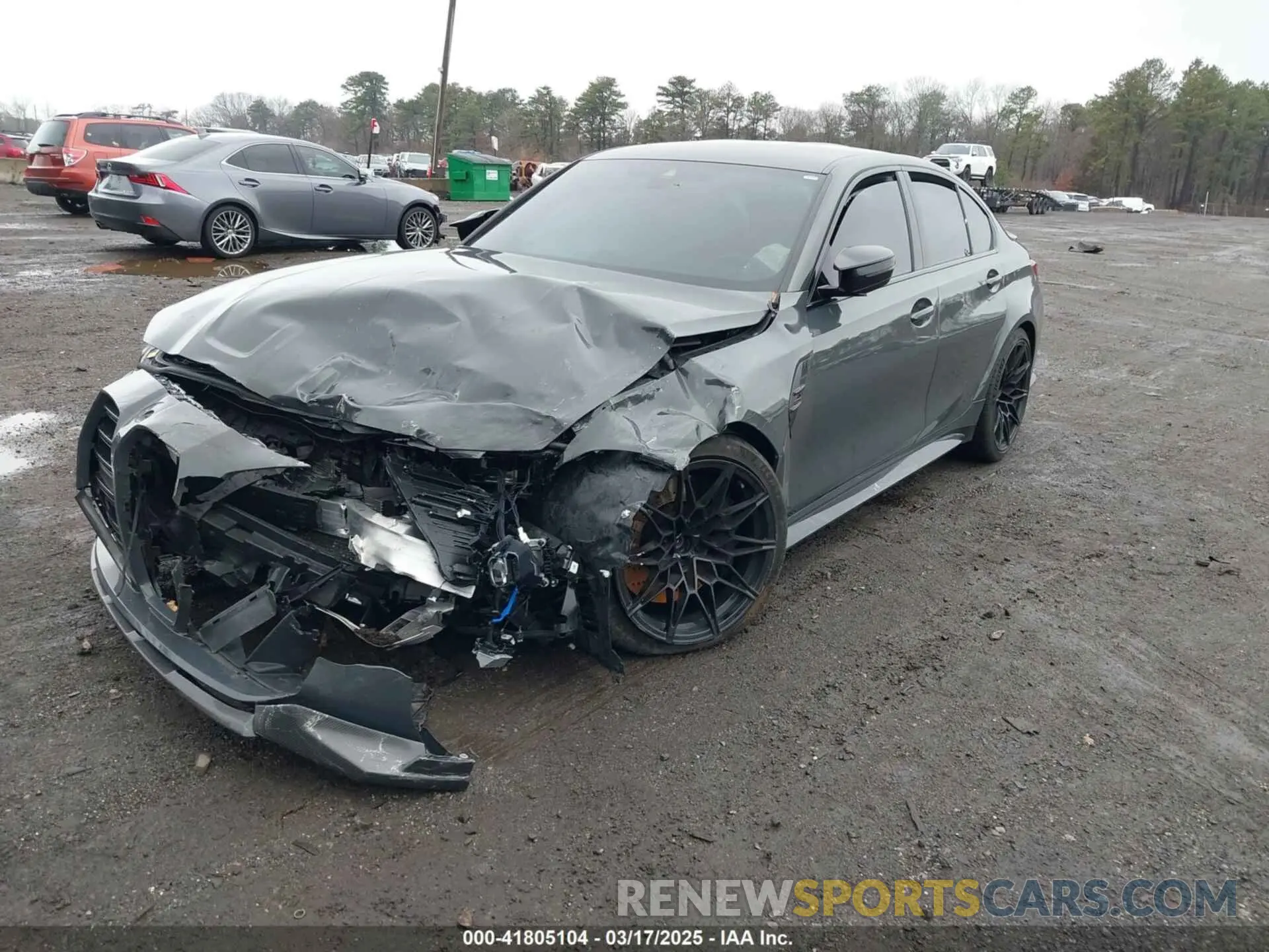2 Photograph of a damaged car WBS43AY0XPFN86807 BMW M3 2023