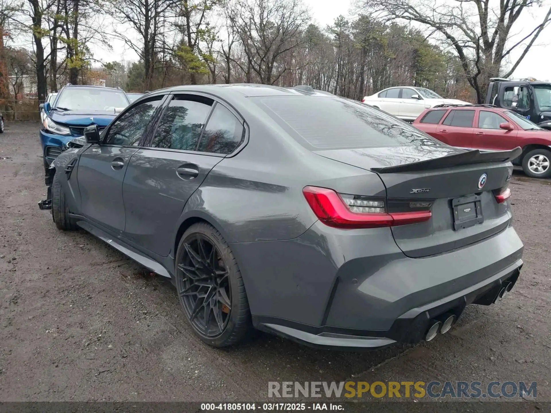 3 Photograph of a damaged car WBS43AY0XPFN86807 BMW M3 2023