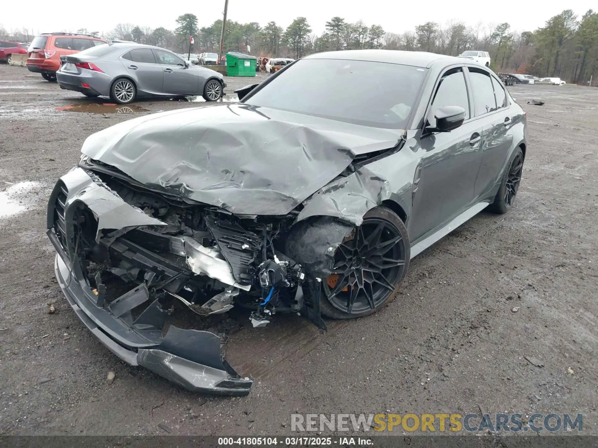 6 Photograph of a damaged car WBS43AY0XPFN86807 BMW M3 2023