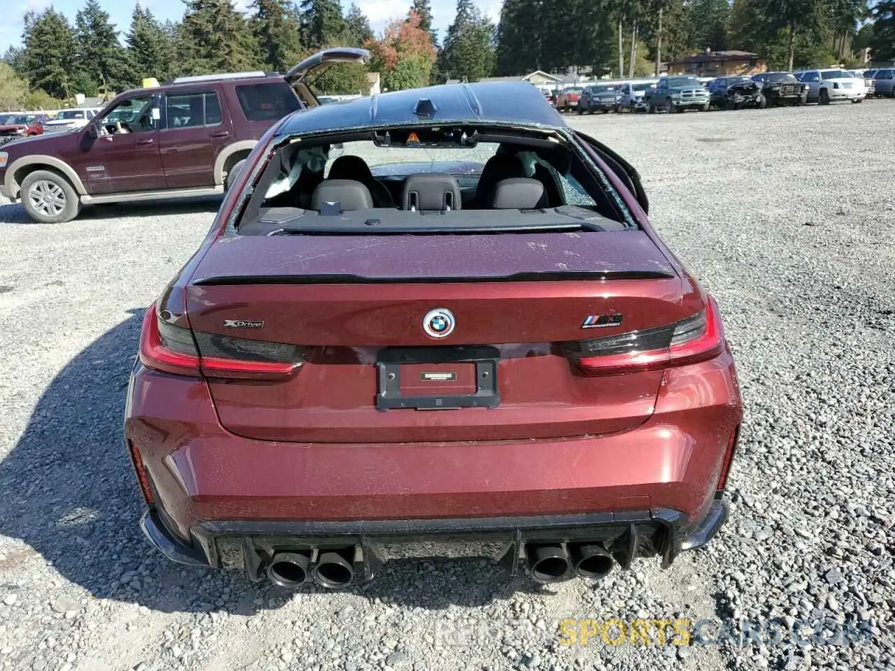6 Photograph of a damaged car WBS43AY0XPFP12020 BMW M3 2023