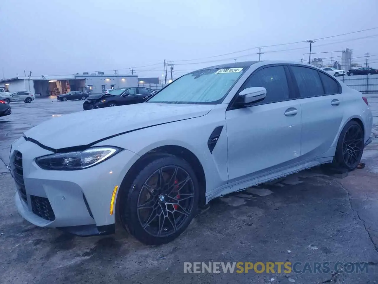 1 Photograph of a damaged car WBS53AY03PFN80285 BMW M3 2023