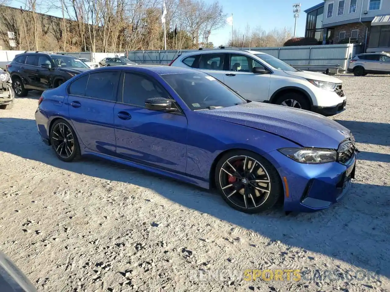 4 Photograph of a damaged car 3MW49FF00R8D93645 BMW M3 2024