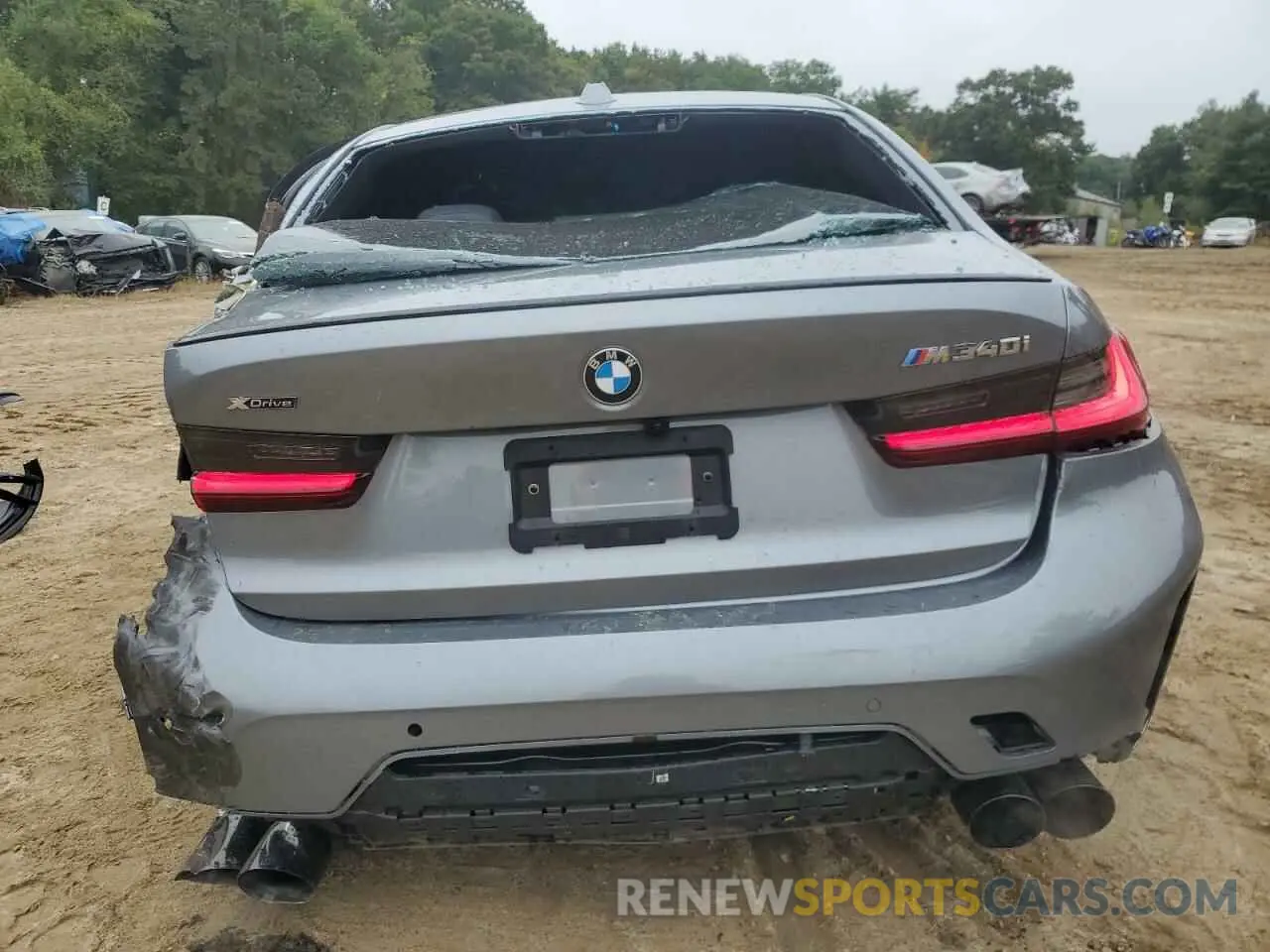 6 Photograph of a damaged car 3MW49FF02R8D85790 BMW M3 2024