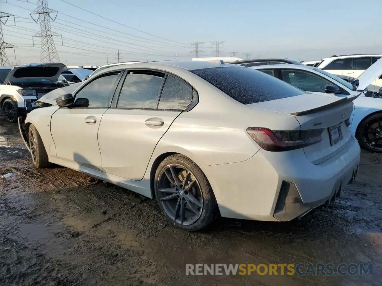 2 Photograph of a damaged car 3MW49FF08R8E53879 BMW M3 2024