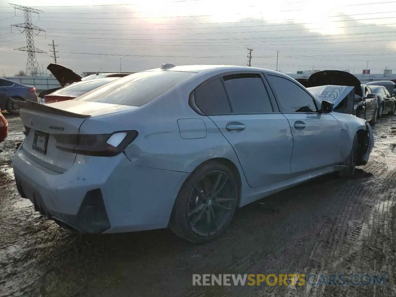3 Photograph of a damaged car 3MW49FF08R8E53879 BMW M3 2024