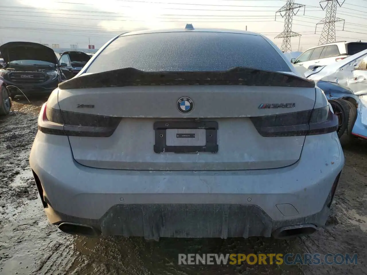 6 Photograph of a damaged car 3MW49FF08R8E53879 BMW M3 2024