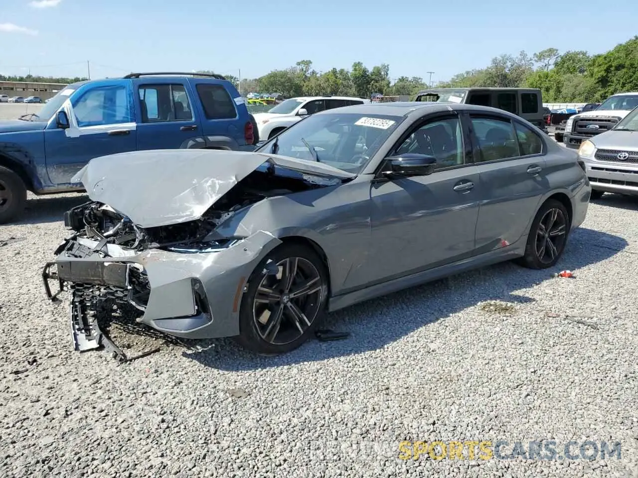 1 Photograph of a damaged car 3MW49FS01R8E07719 BMW M3 2024