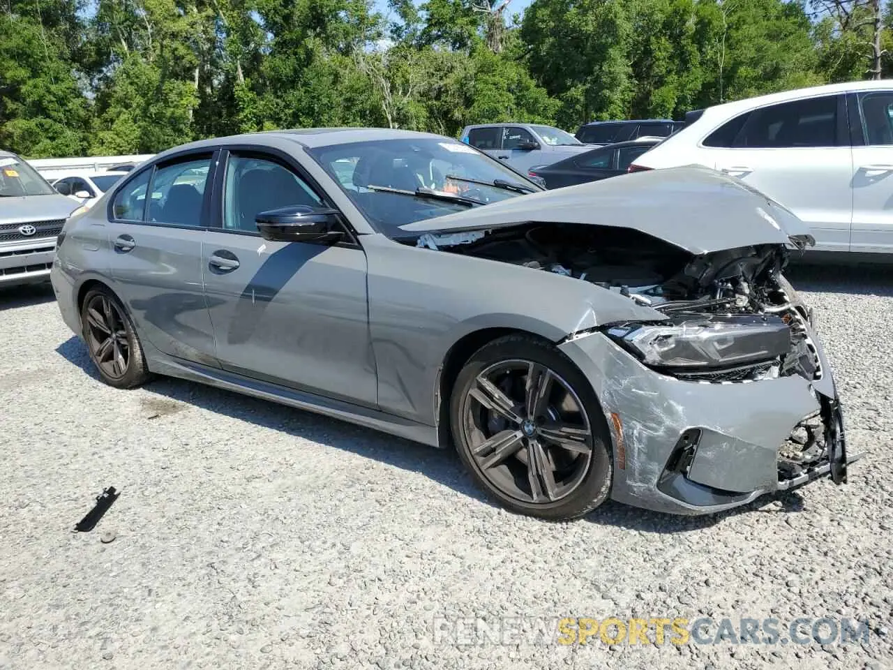 4 Photograph of a damaged car 3MW49FS01R8E07719 BMW M3 2024