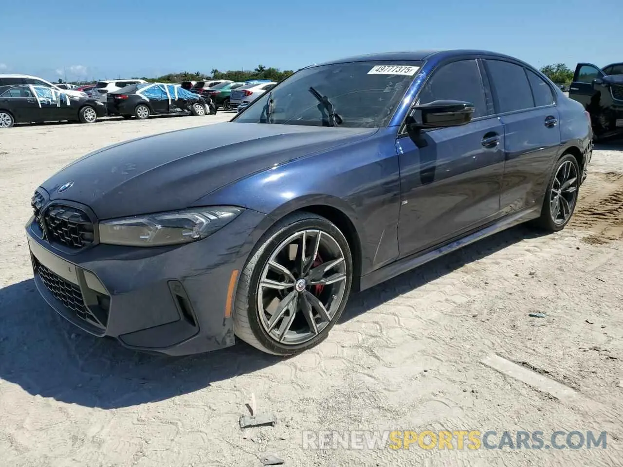1 Photograph of a damaged car 3MW49FS05R8E12423 BMW M3 2024