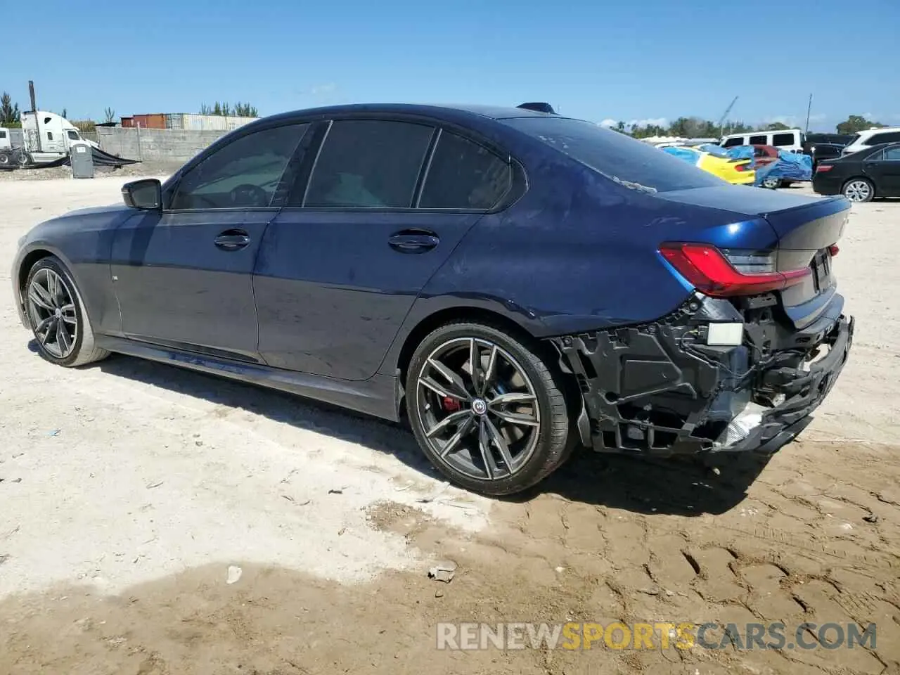 2 Photograph of a damaged car 3MW49FS05R8E12423 BMW M3 2024