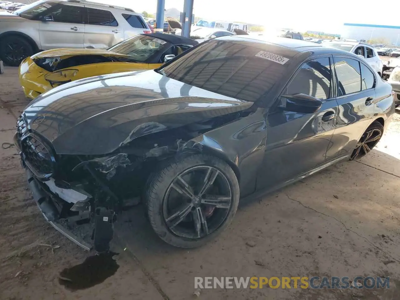 1 Photograph of a damaged car 3MW49FS05R8E84755 BMW M3 2024