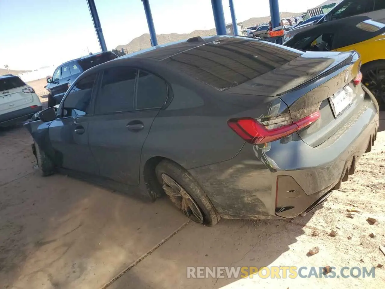 2 Photograph of a damaged car 3MW49FS05R8E84755 BMW M3 2024