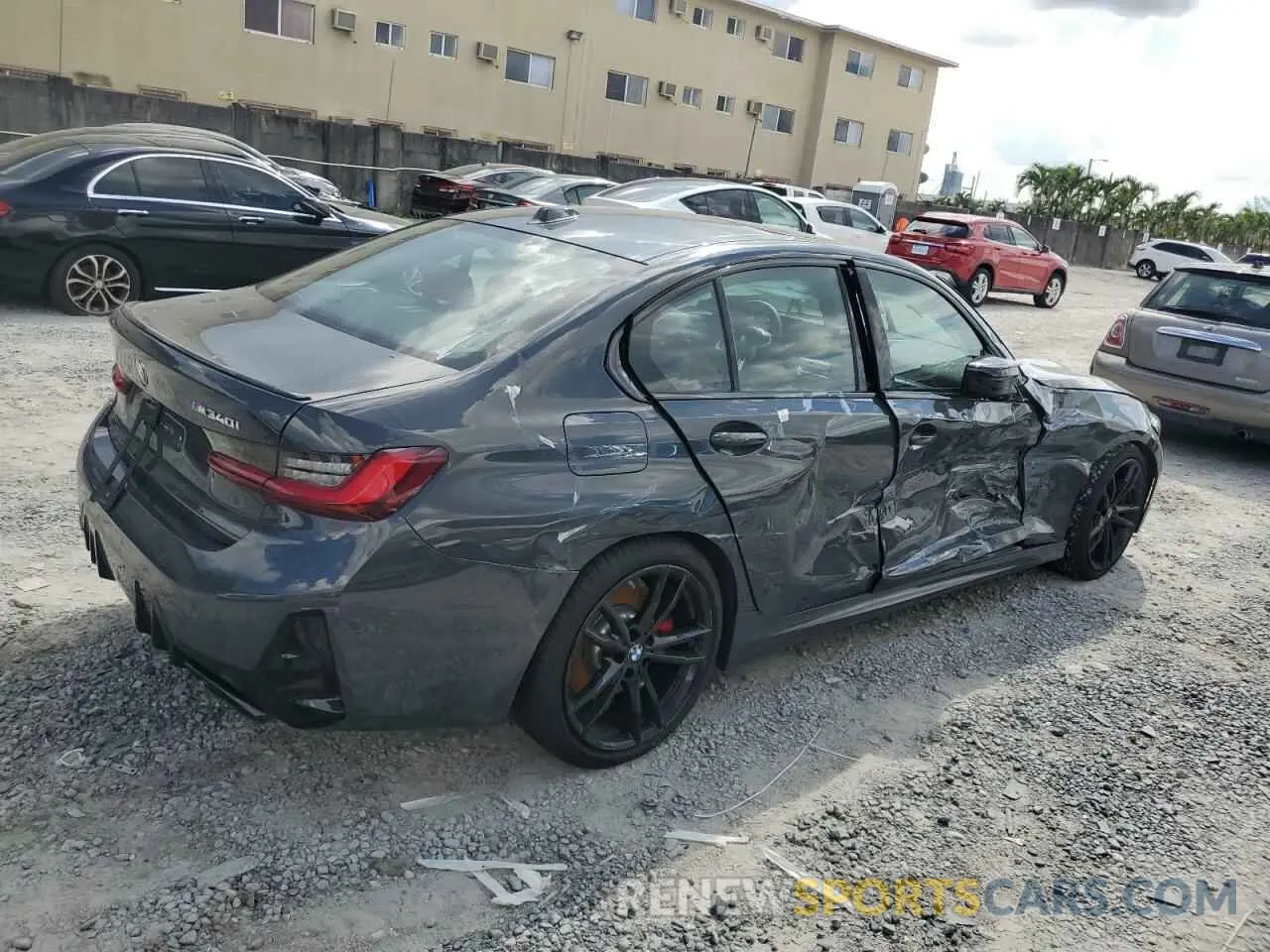 3 Photograph of a damaged car 3MW49FS08R8E86211 BMW M3 2024
