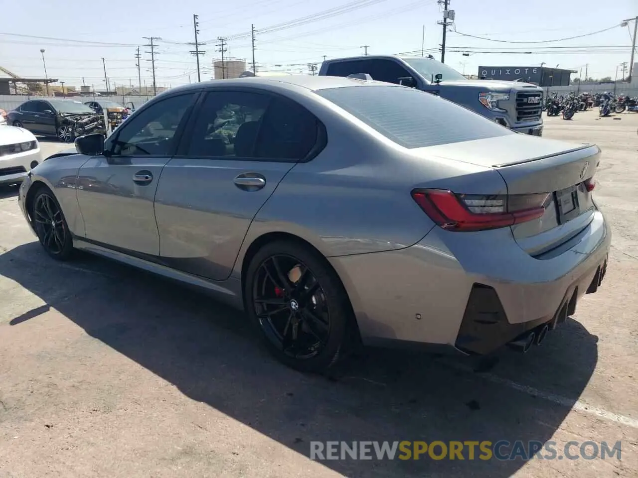 2 Photograph of a damaged car 3MW49FS09R8E16314 BMW M3 2024