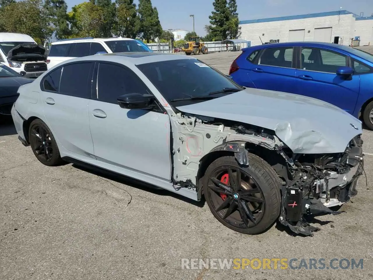 4 Photograph of a damaged car 3MW49FS09R8E18287 BMW M3 2024