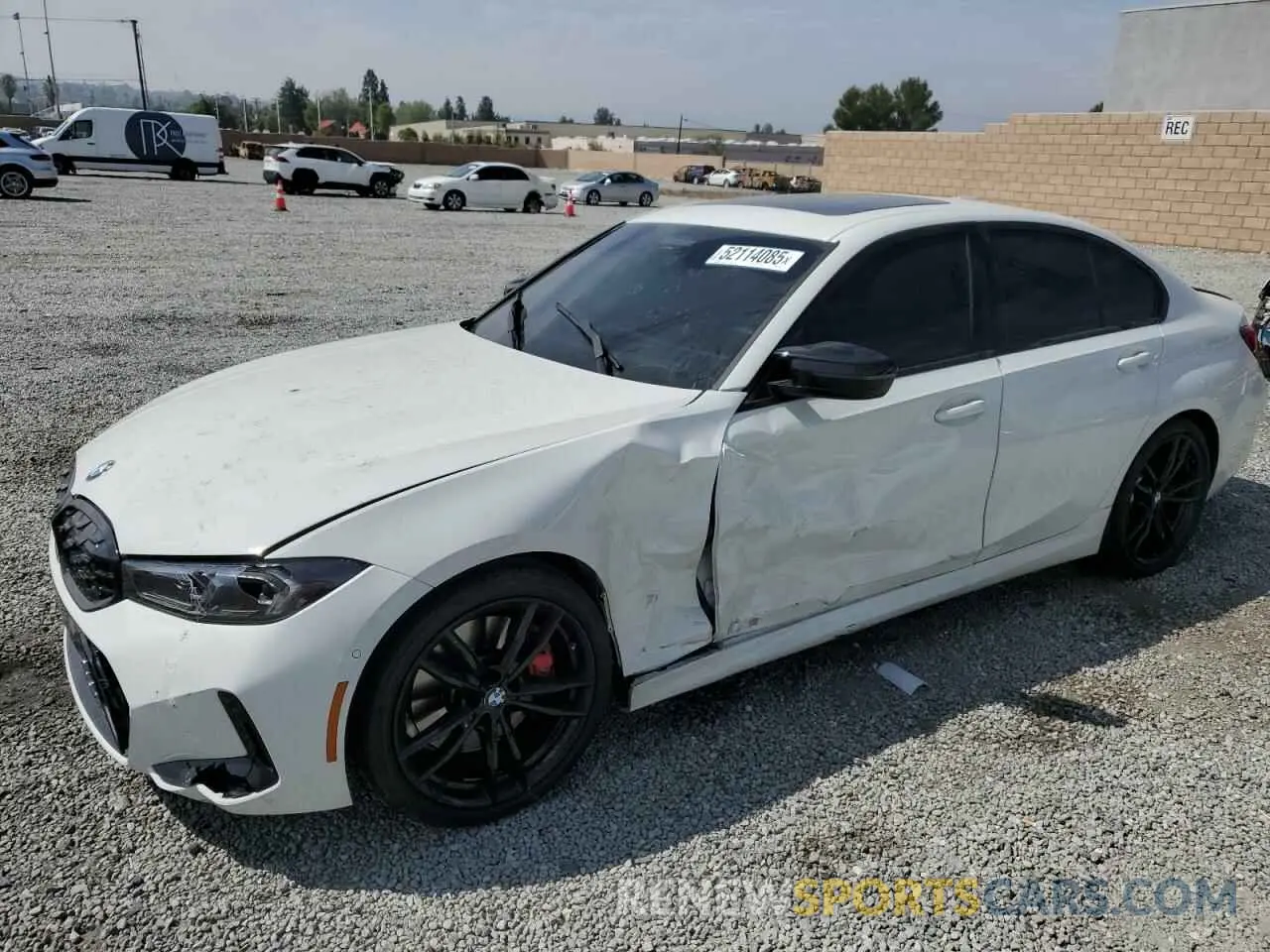 1 Photograph of a damaged car 3MW49FS0XR8E83469 BMW M3 2024