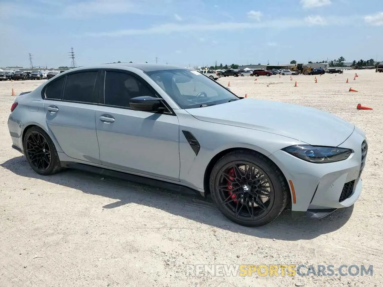 4 Photograph of a damaged car WBS33AY04RFT55173 BMW M3 2024