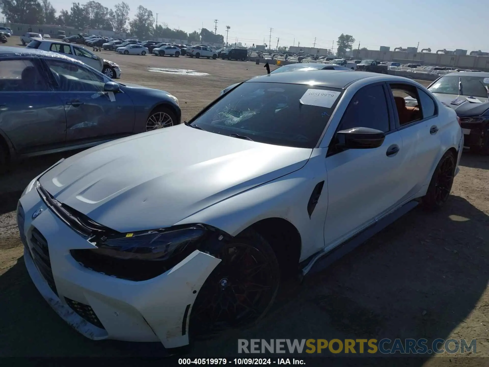 2 Photograph of a damaged car WBS43AY00RFS39716 BMW M3 2024