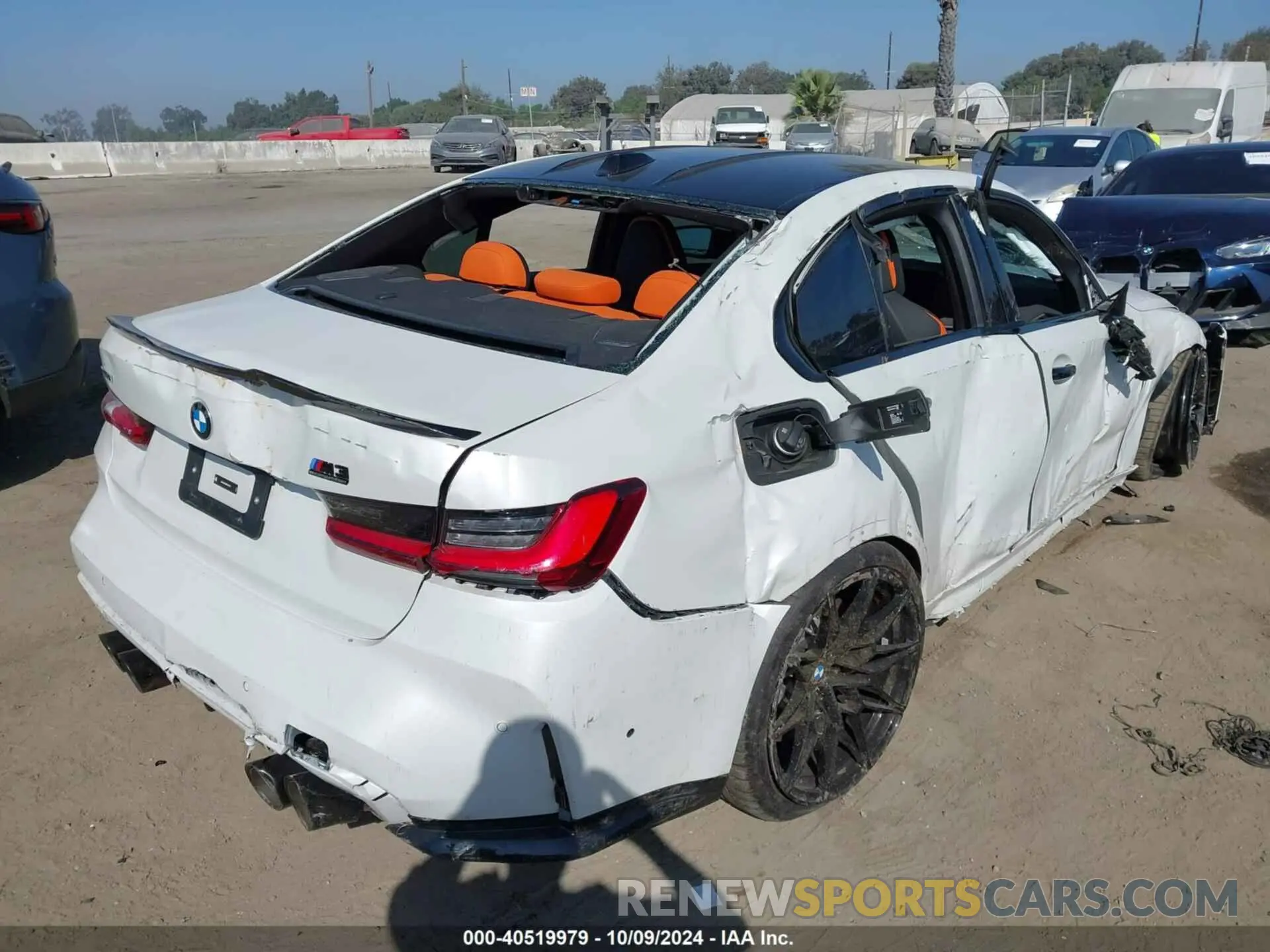 4 Photograph of a damaged car WBS43AY00RFS39716 BMW M3 2024