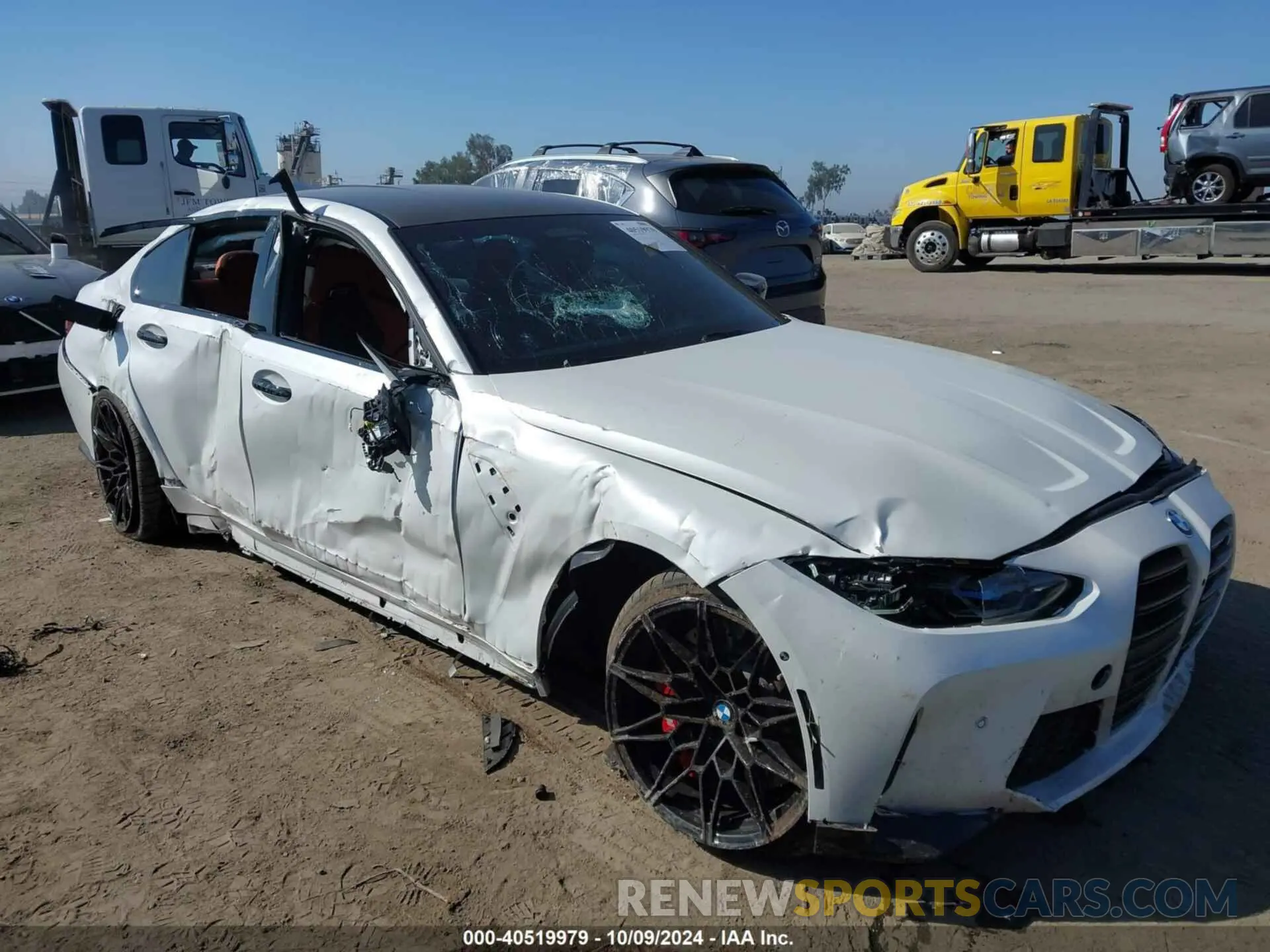 6 Photograph of a damaged car WBS43AY00RFS39716 BMW M3 2024