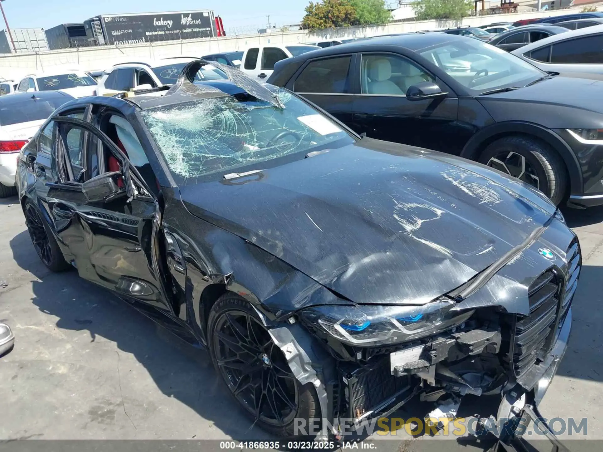 13 Photograph of a damaged car WBS43AY02RFS39104 BMW M3 2024