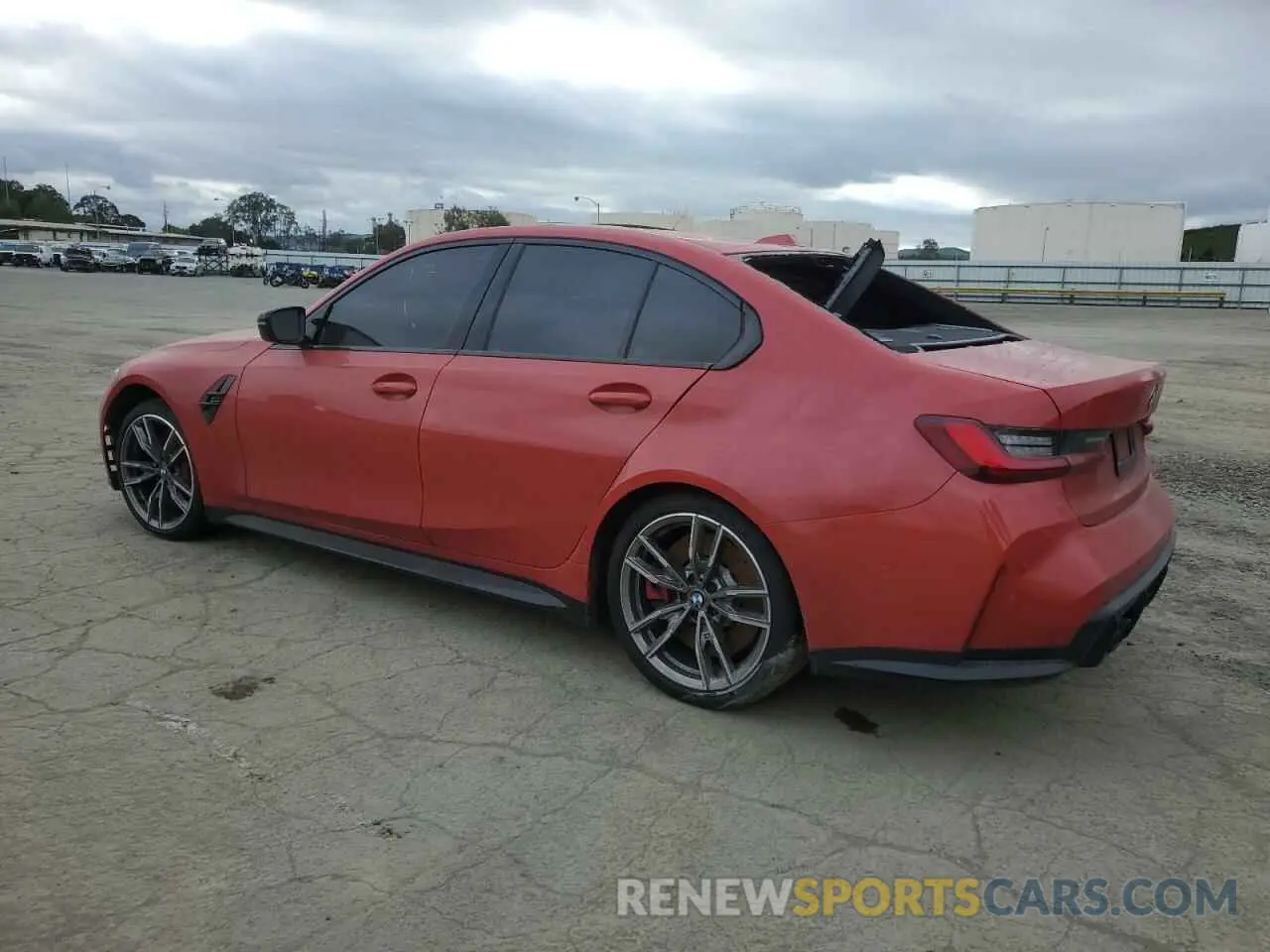 2 Photograph of a damaged car WBS43AY02RFT07448 BMW M3 2024