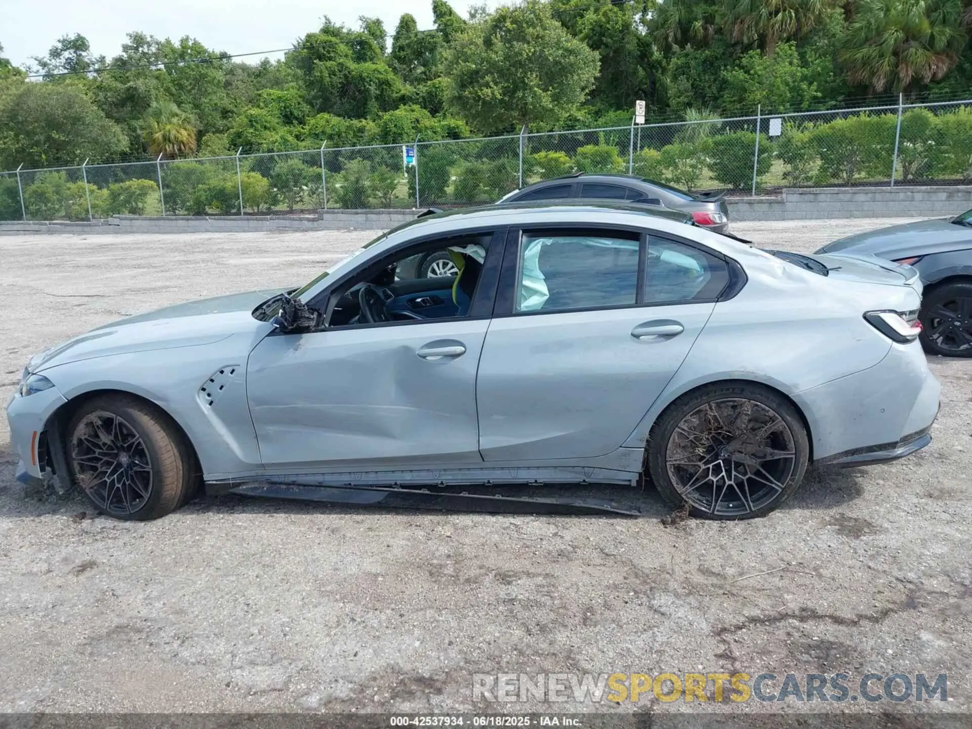 13 Photograph of a damaged car WBS43AY03RFS40486 BMW M3 2024