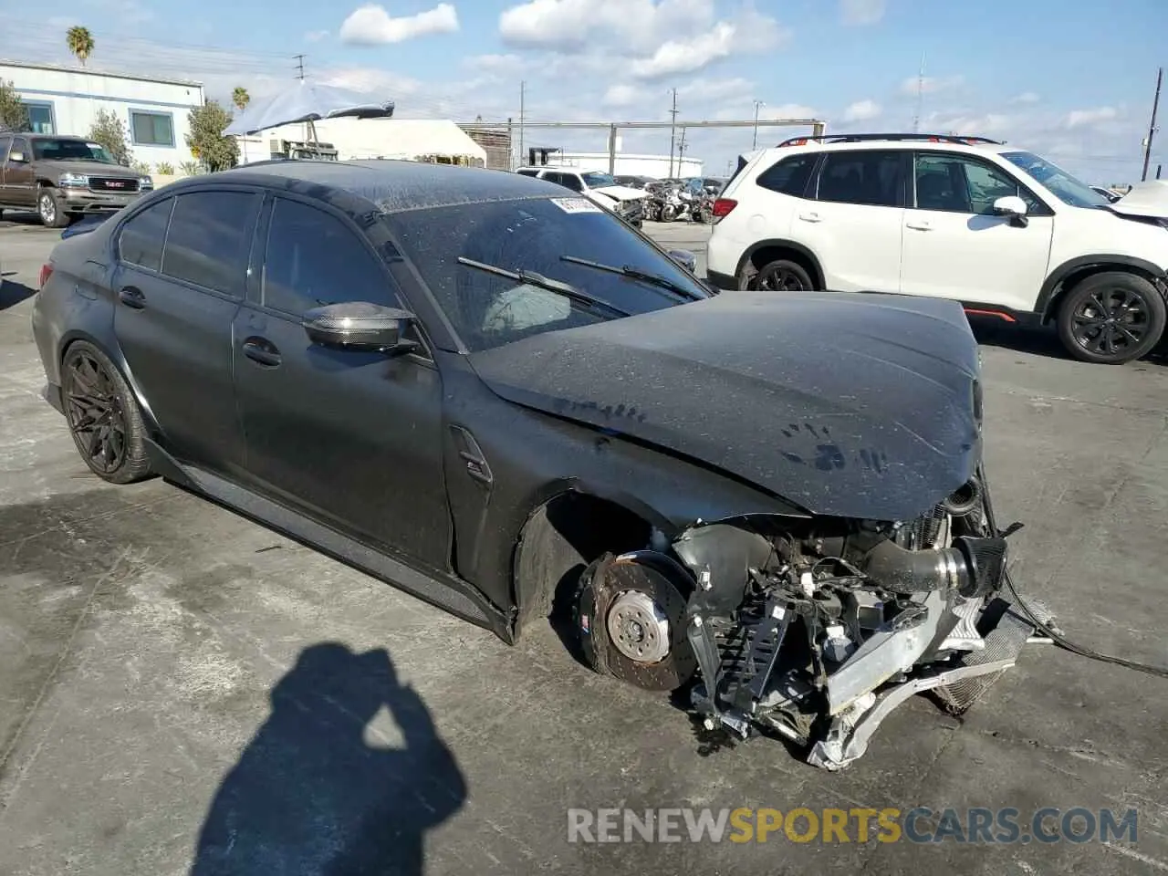 4 Photograph of a damaged car WBS43AY03RFT04493 BMW M3 2024