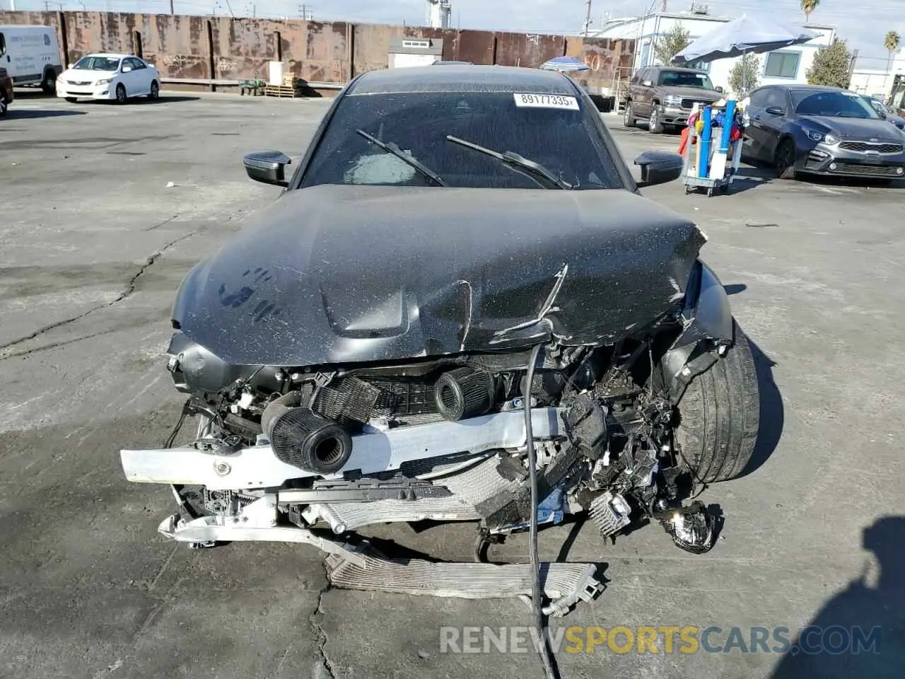 5 Photograph of a damaged car WBS43AY03RFT04493 BMW M3 2024