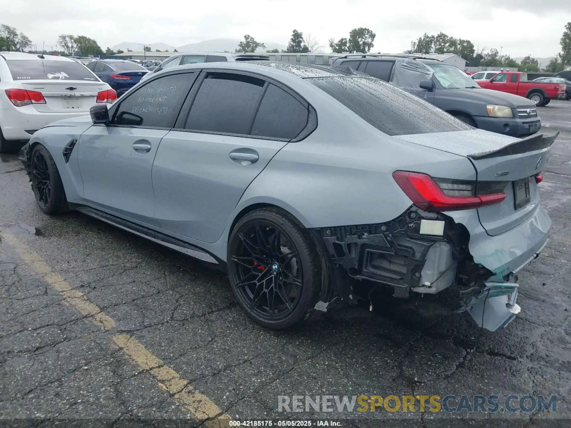 3 Photograph of a damaged car WBS43AY03RFT56948 BMW M3 2024