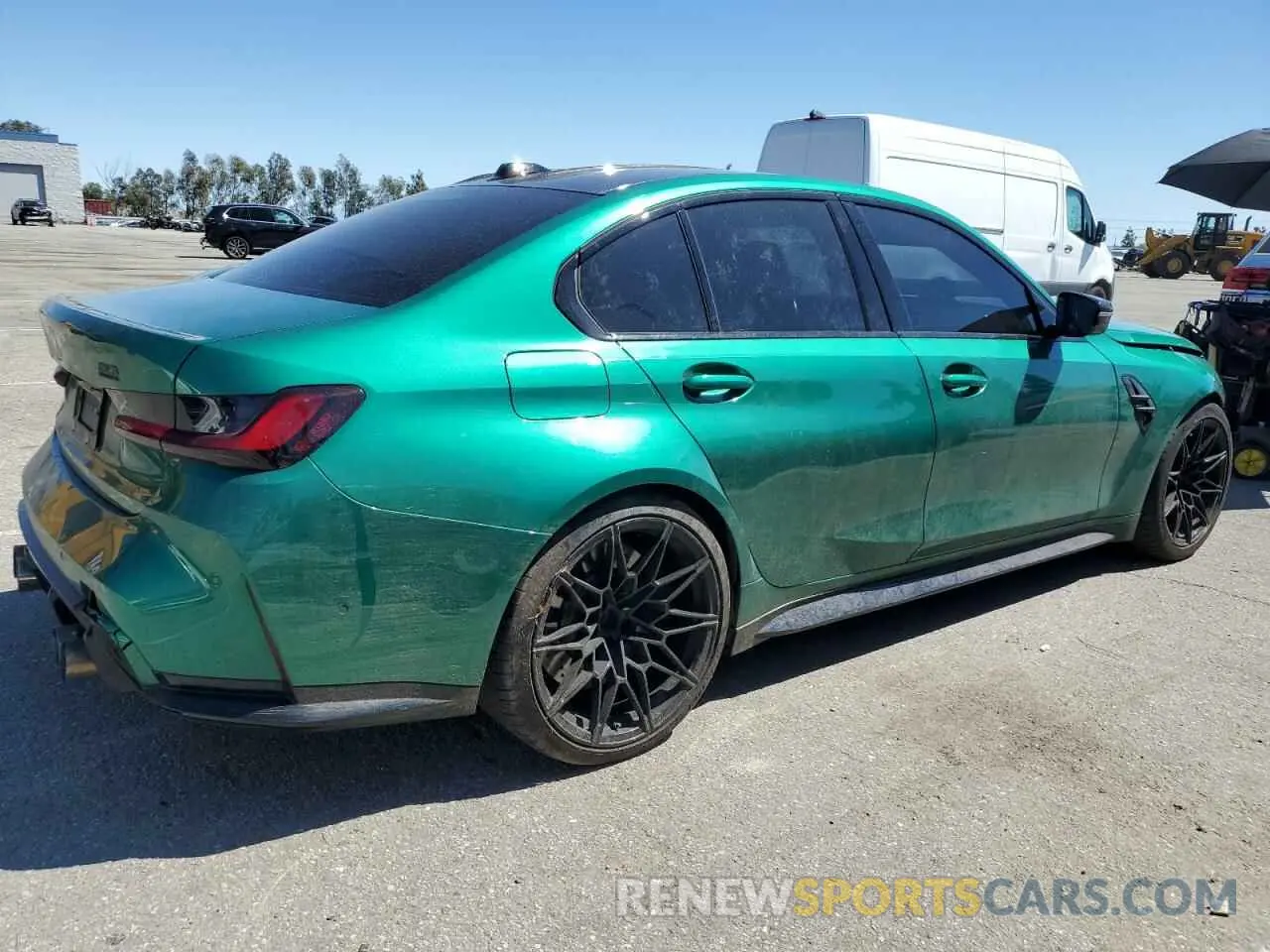 3 Photograph of a damaged car WBS43AY04RFR61948 BMW M3 2024