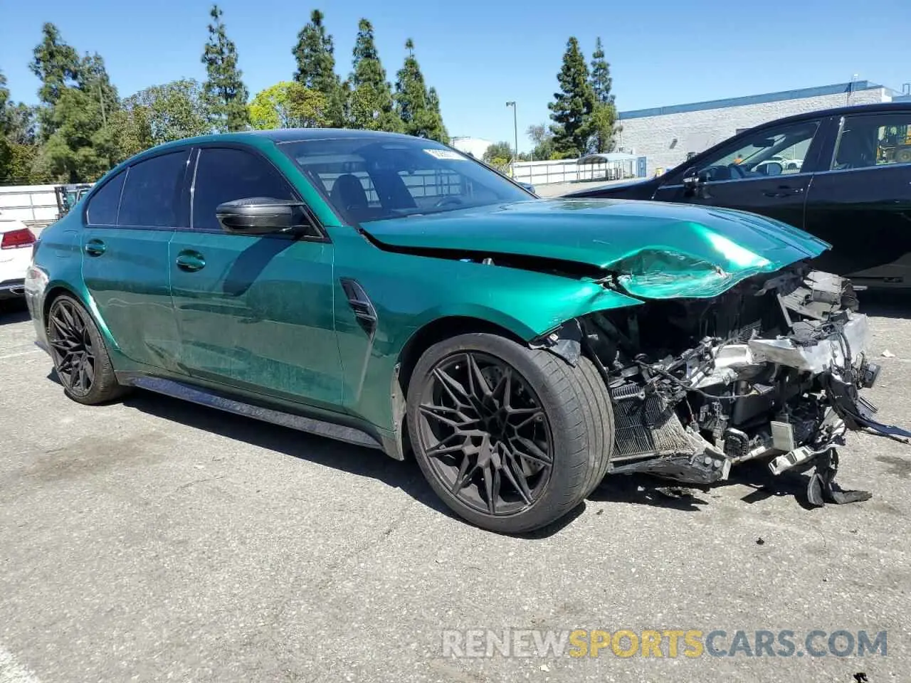 4 Photograph of a damaged car WBS43AY04RFR61948 BMW M3 2024