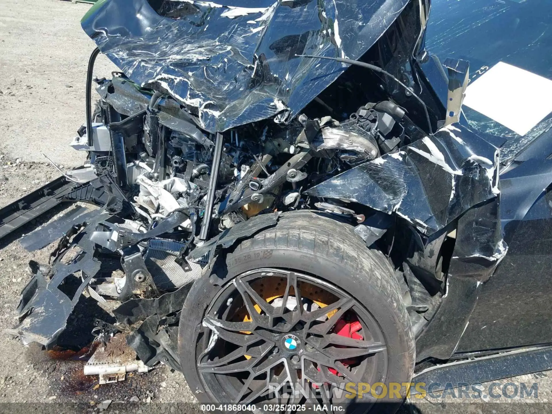 17 Photograph of a damaged car WBS43AY04RFT17592 BMW M3 2024