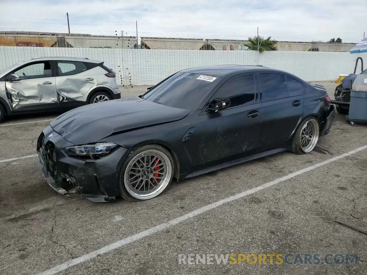1 Photograph of a damaged car WBS43AY04RFT37132 BMW M3 2024