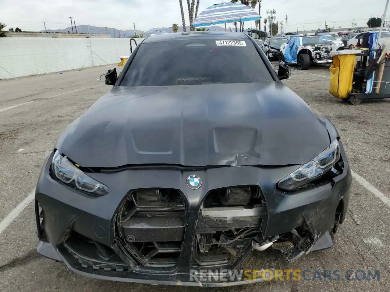 5 Photograph of a damaged car WBS43AY04RFT37132 BMW M3 2024