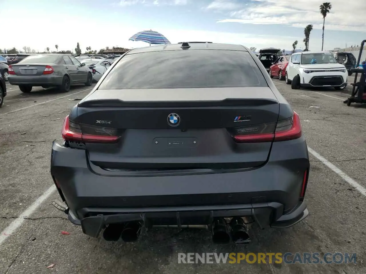 6 Photograph of a damaged car WBS43AY04RFT37132 BMW M3 2024