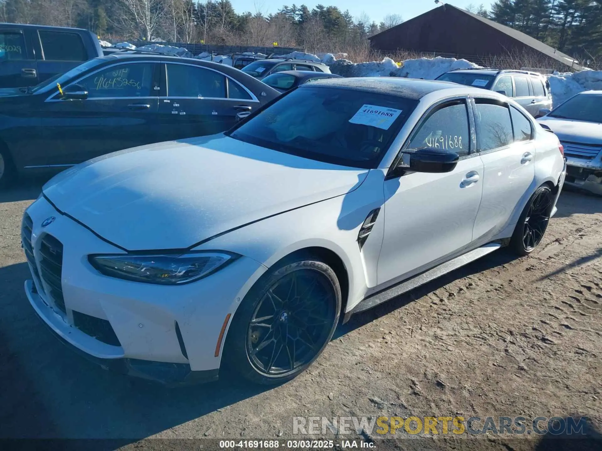 14 Photograph of a damaged car WBS43AY04RFT49362 BMW M3 2024
