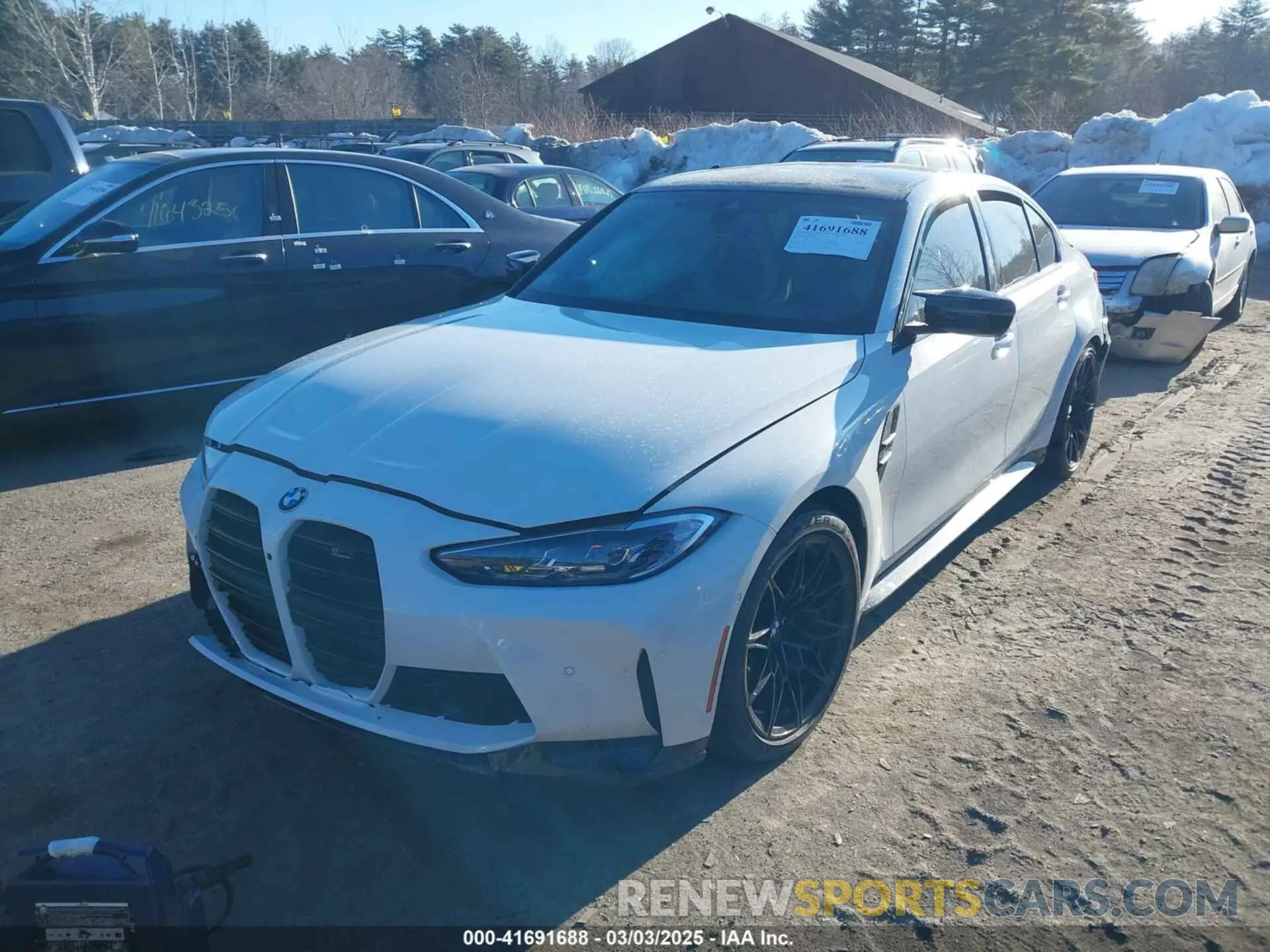 2 Photograph of a damaged car WBS43AY04RFT49362 BMW M3 2024