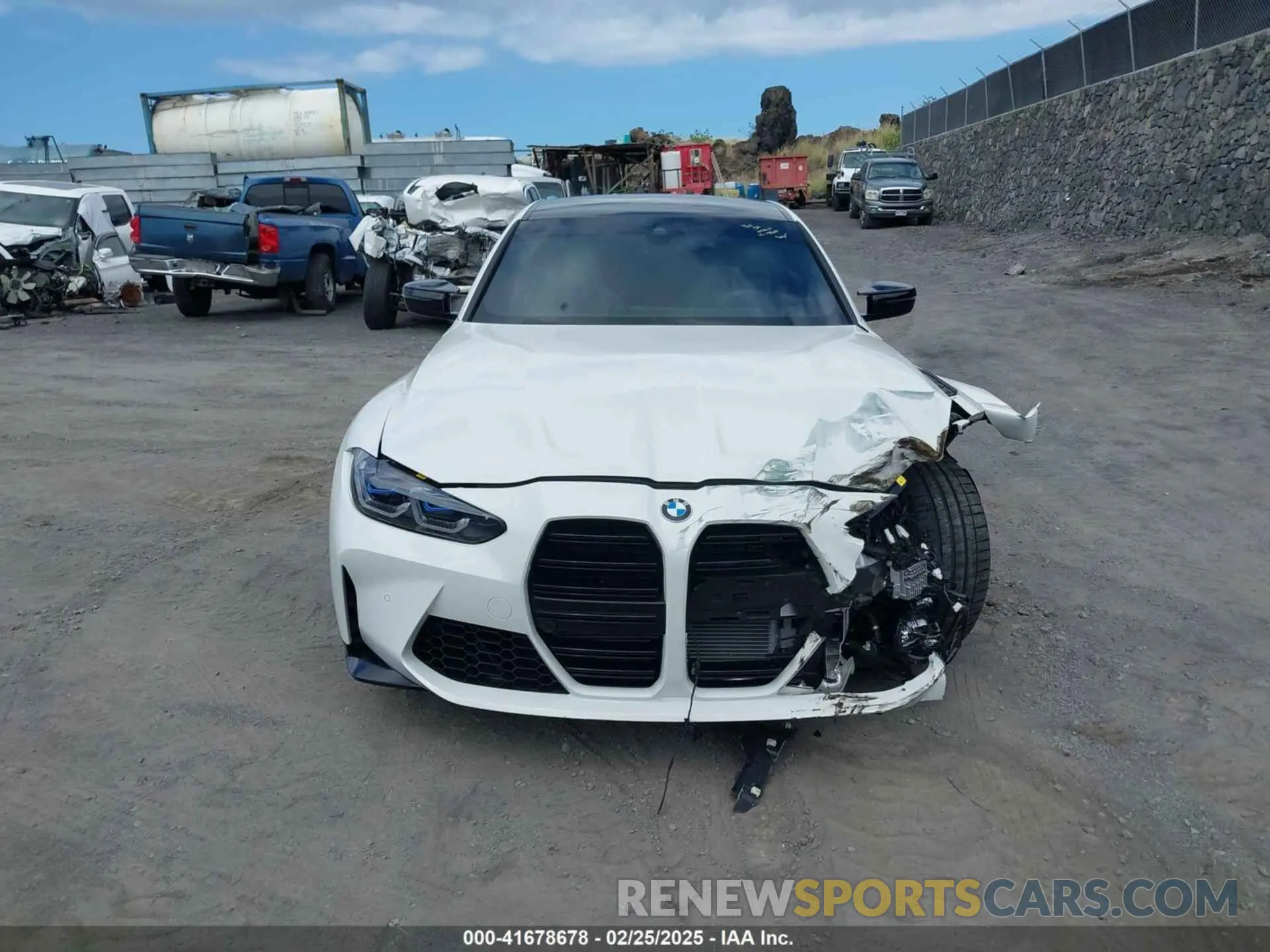 12 Photograph of a damaged car WBS43AY07RFS42807 BMW M3 2024