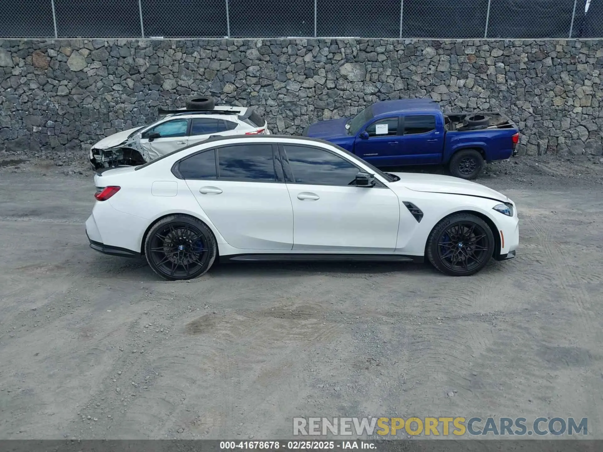 13 Photograph of a damaged car WBS43AY07RFS42807 BMW M3 2024
