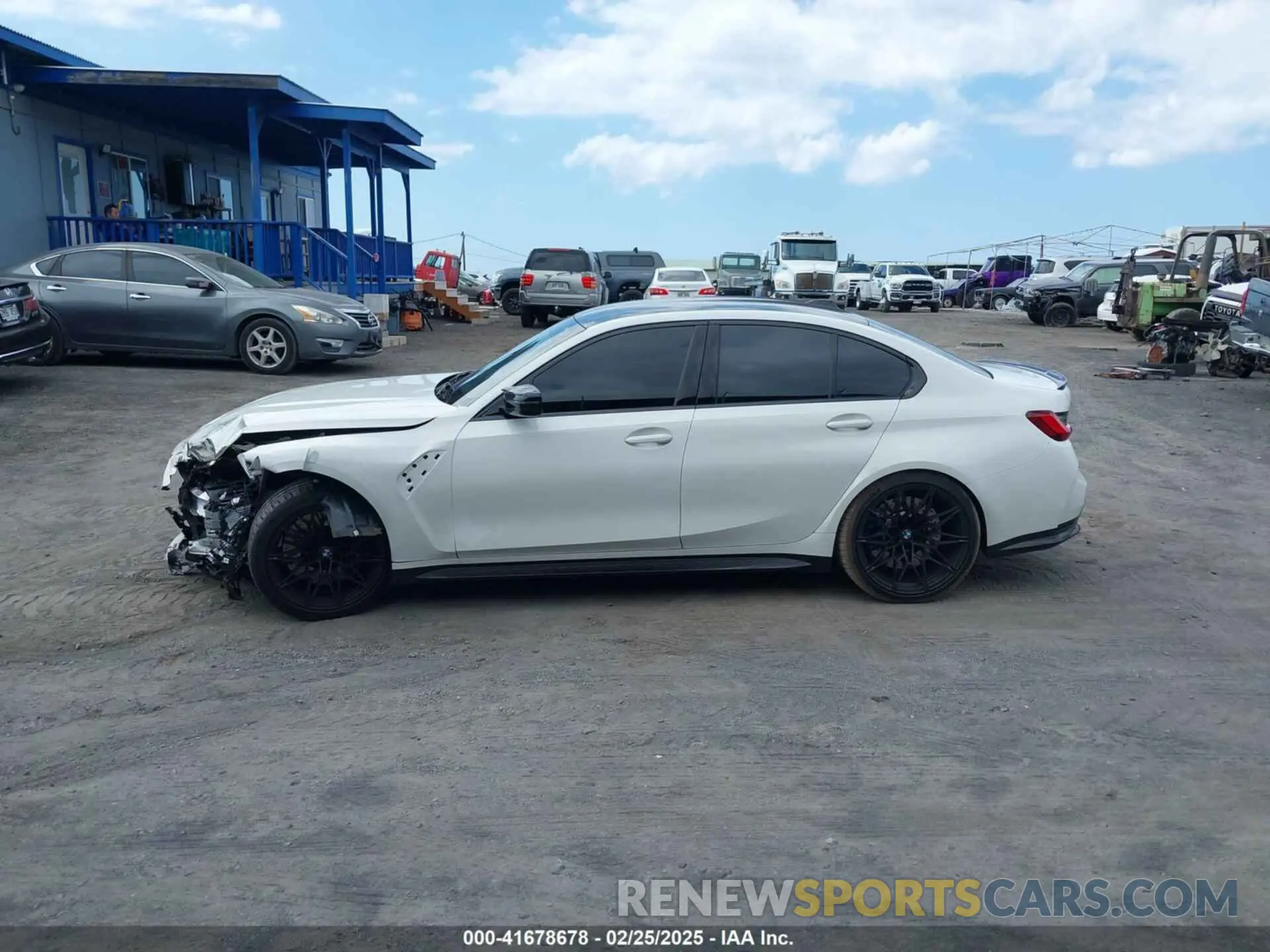 14 Photograph of a damaged car WBS43AY07RFS42807 BMW M3 2024