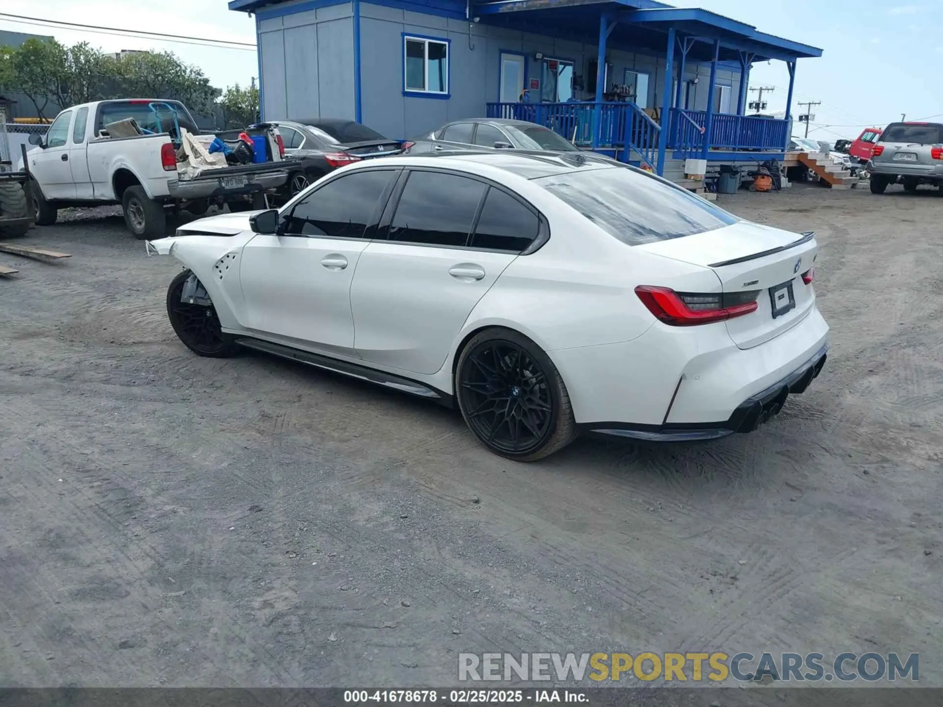 3 Photograph of a damaged car WBS43AY07RFS42807 BMW M3 2024