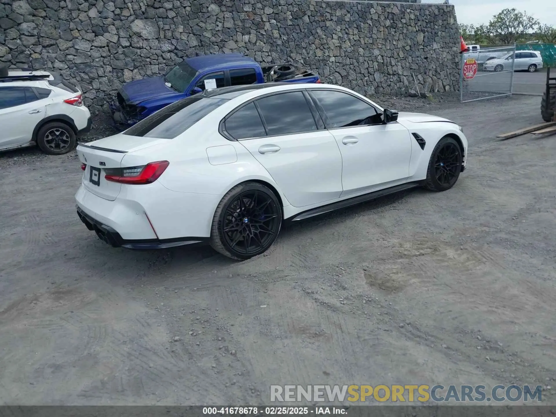 4 Photograph of a damaged car WBS43AY07RFS42807 BMW M3 2024