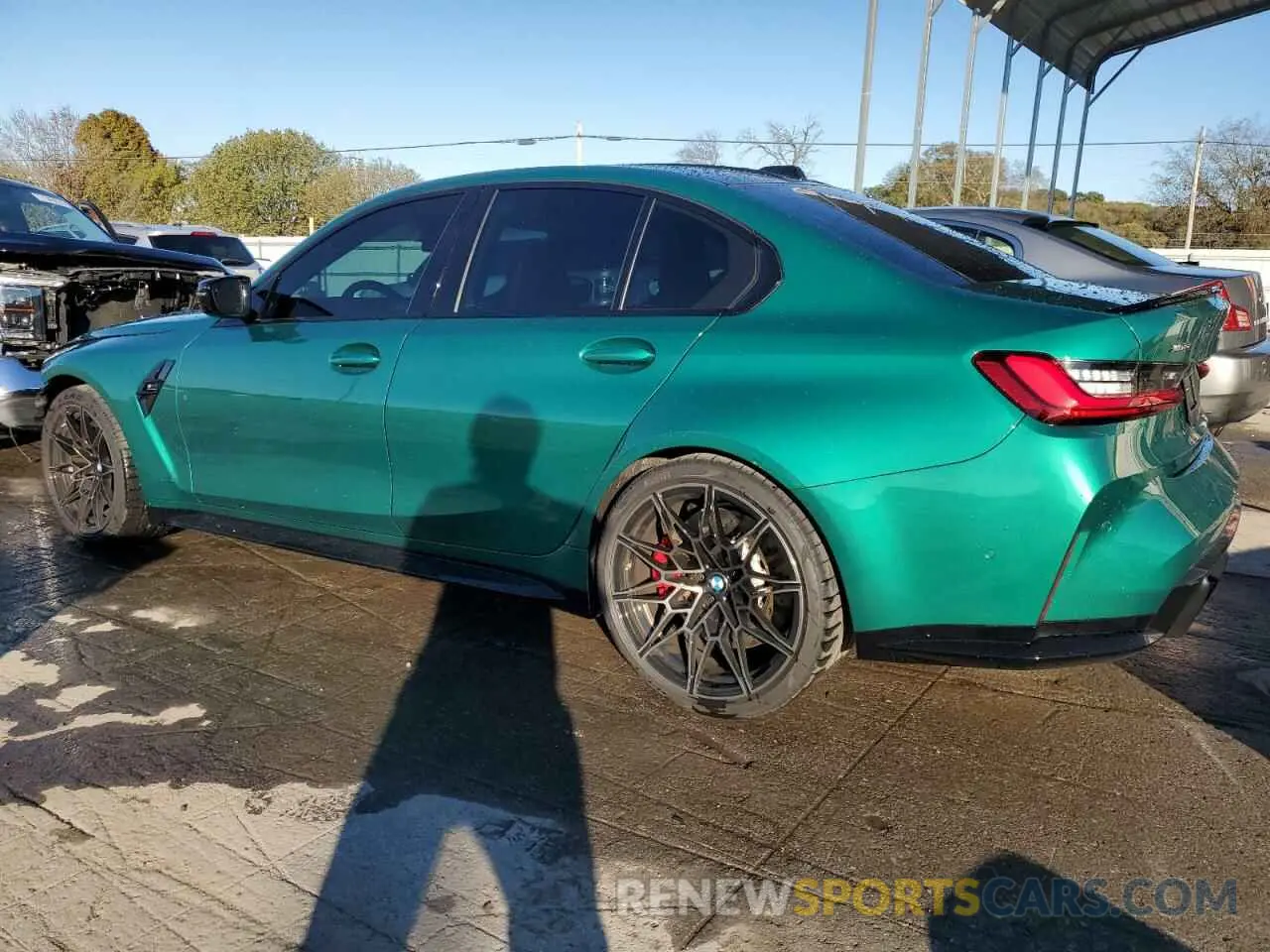 2 Photograph of a damaged car WBS43AY07RFS65133 BMW M3 2024