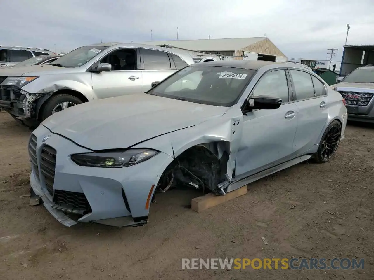 1 Photograph of a damaged car WBS43AY0XRFS28688 BMW M3 2024