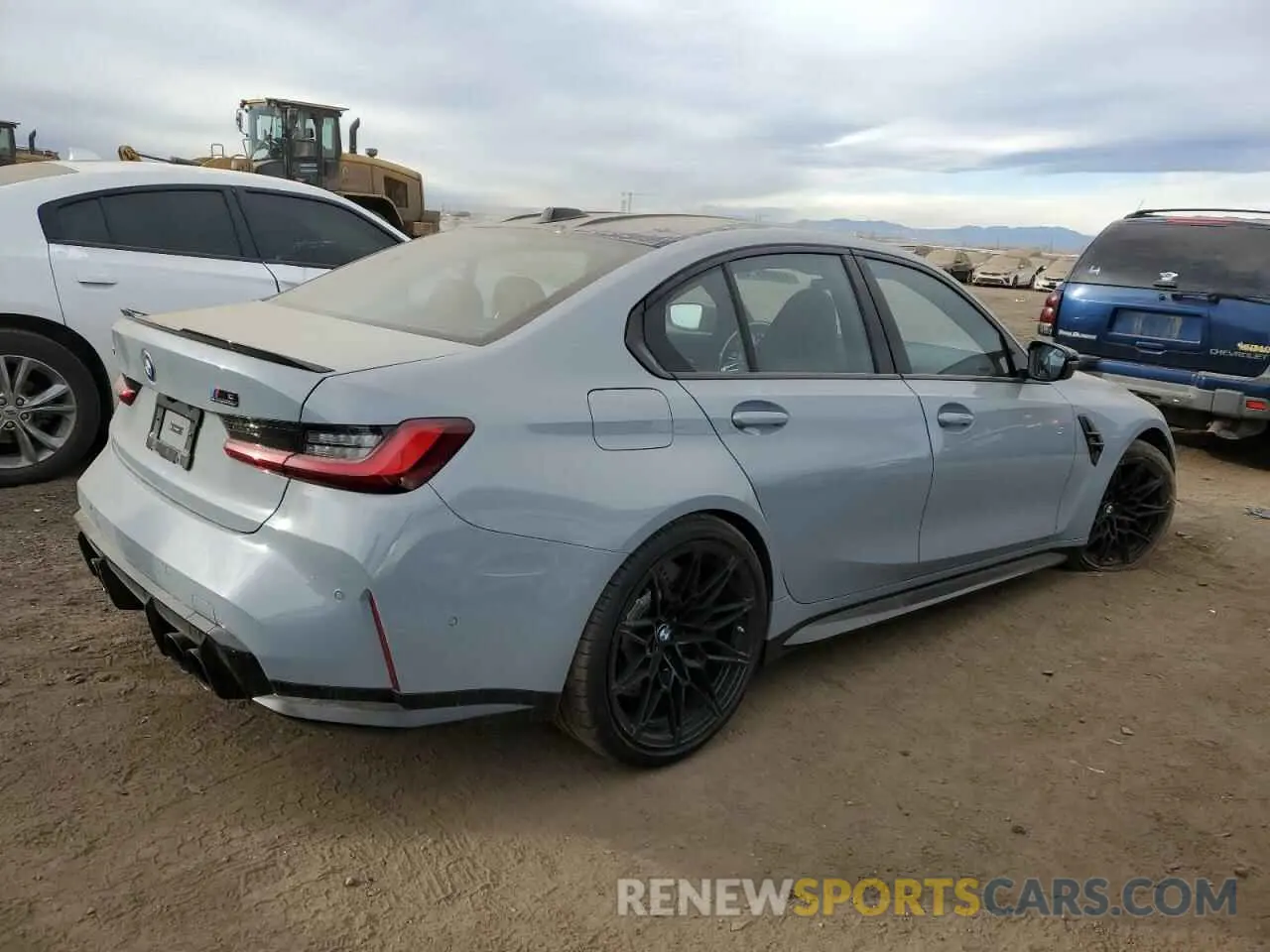 3 Photograph of a damaged car WBS43AY0XRFS28688 BMW M3 2024