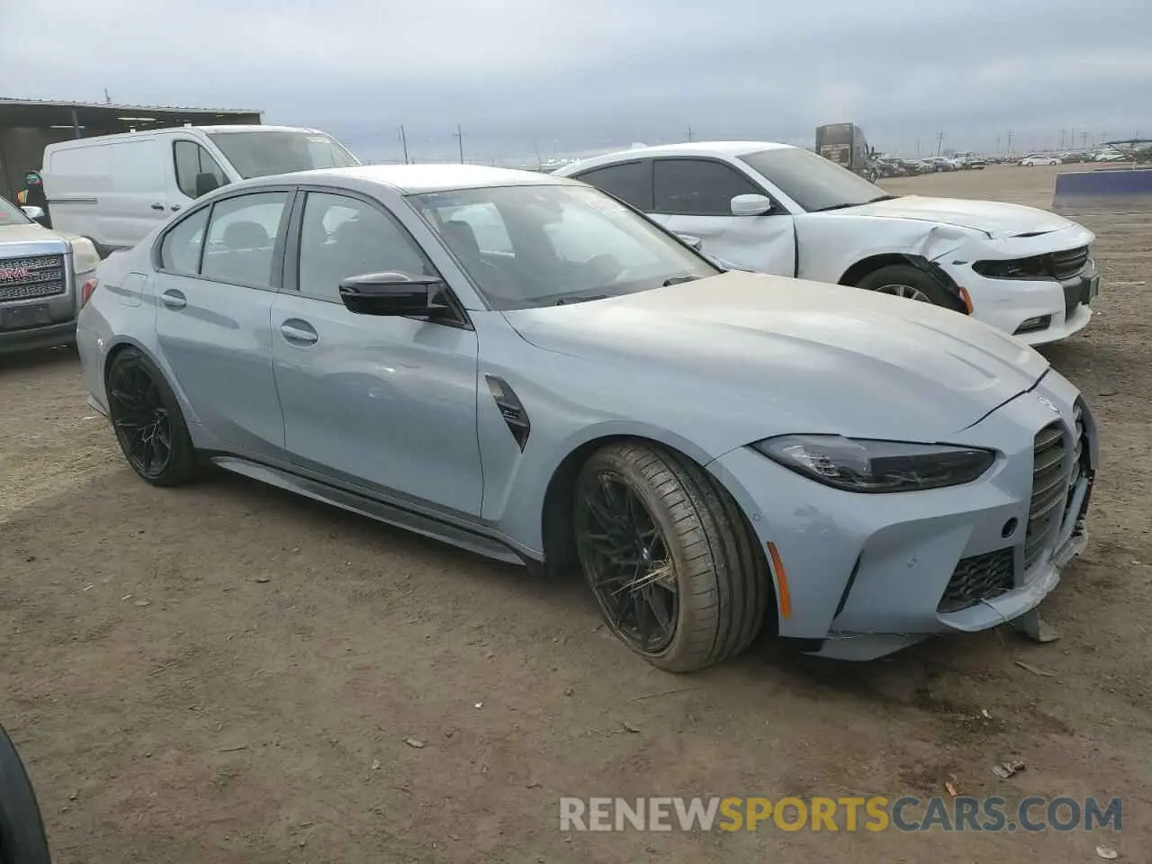4 Photograph of a damaged car WBS43AY0XRFS28688 BMW M3 2024