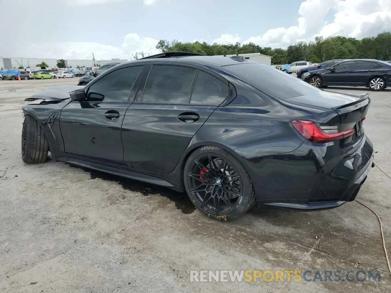 2 Photograph of a damaged car WBS43AY0XRFT26300 BMW M3 2024