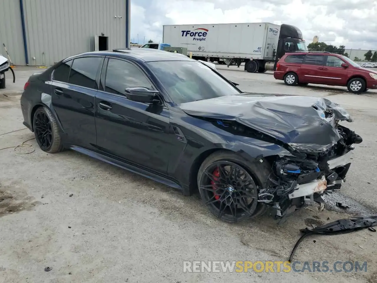 4 Photograph of a damaged car WBS43AY0XRFT26300 BMW M3 2024