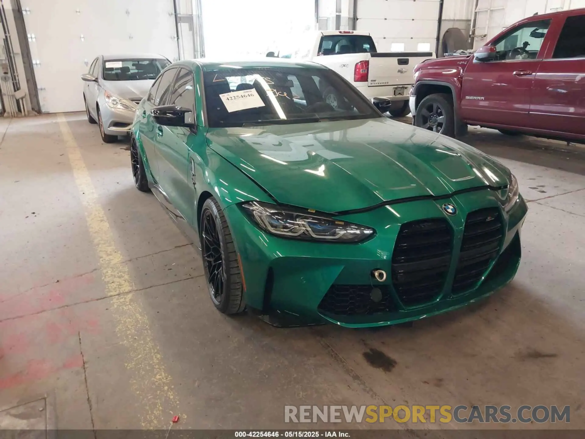 1 Photograph of a damaged car WBS43AY0XRFT45221 BMW M3 2024
